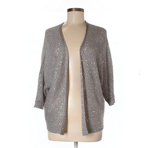 Apt 9 Sparkly Light Gray Cardigan